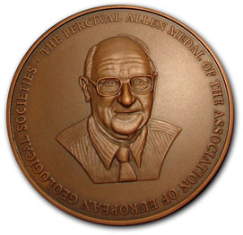 The Percival Allen Medal of the Association of European Geological Societies